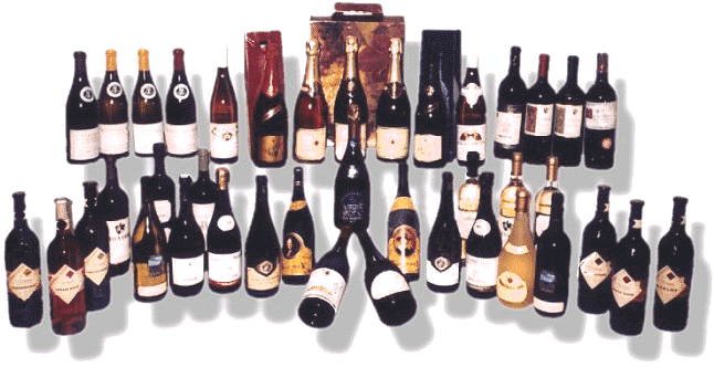 wine bottles